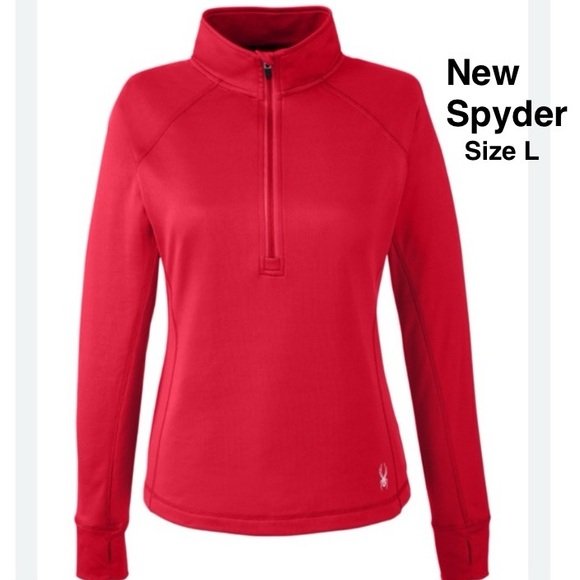 New Spyder Ladies' Freestyle Half-Zip Pullover pink size L ⭐️⭐️⭐️⭐️ - Picture 1 of 17